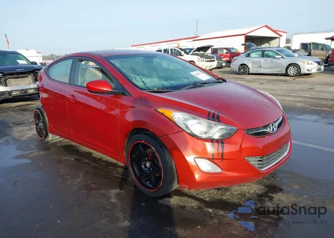 2013 Hyundai Elantra Gls from USA, damaged, VIN 5NPDH4AE2DH261943